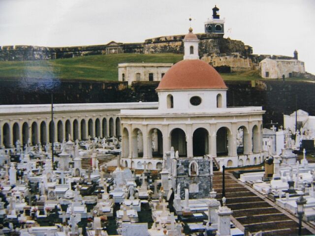 Graveyard Looking Towards El Morro
